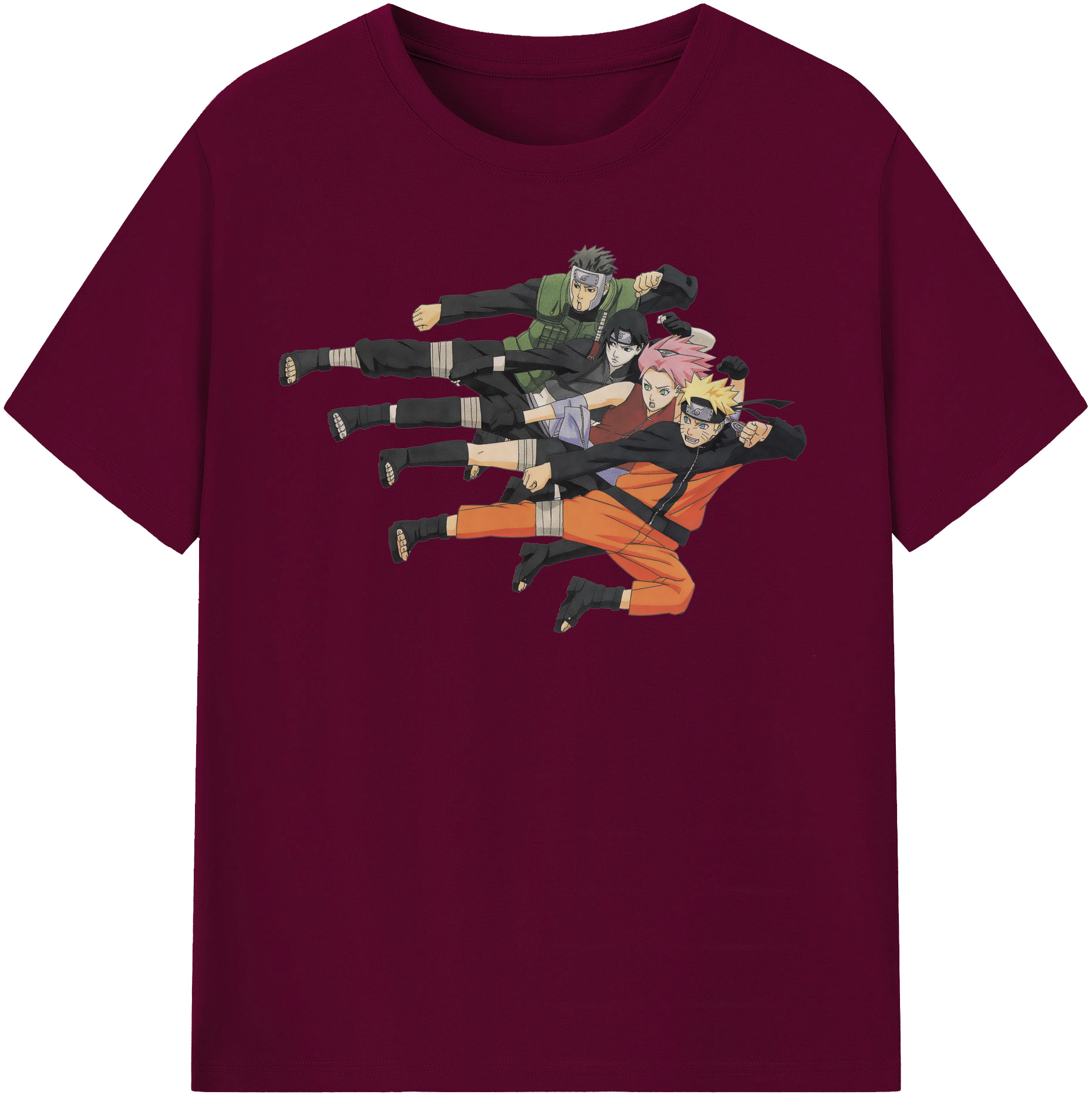 （画像用） NARUTO -ナルト- うずまき ナルト Uzumaki Naruto レディースカジュアルプリントTシャツ（綿100％）